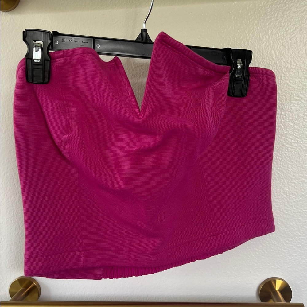 Maeve Fuchsia Strapless Top